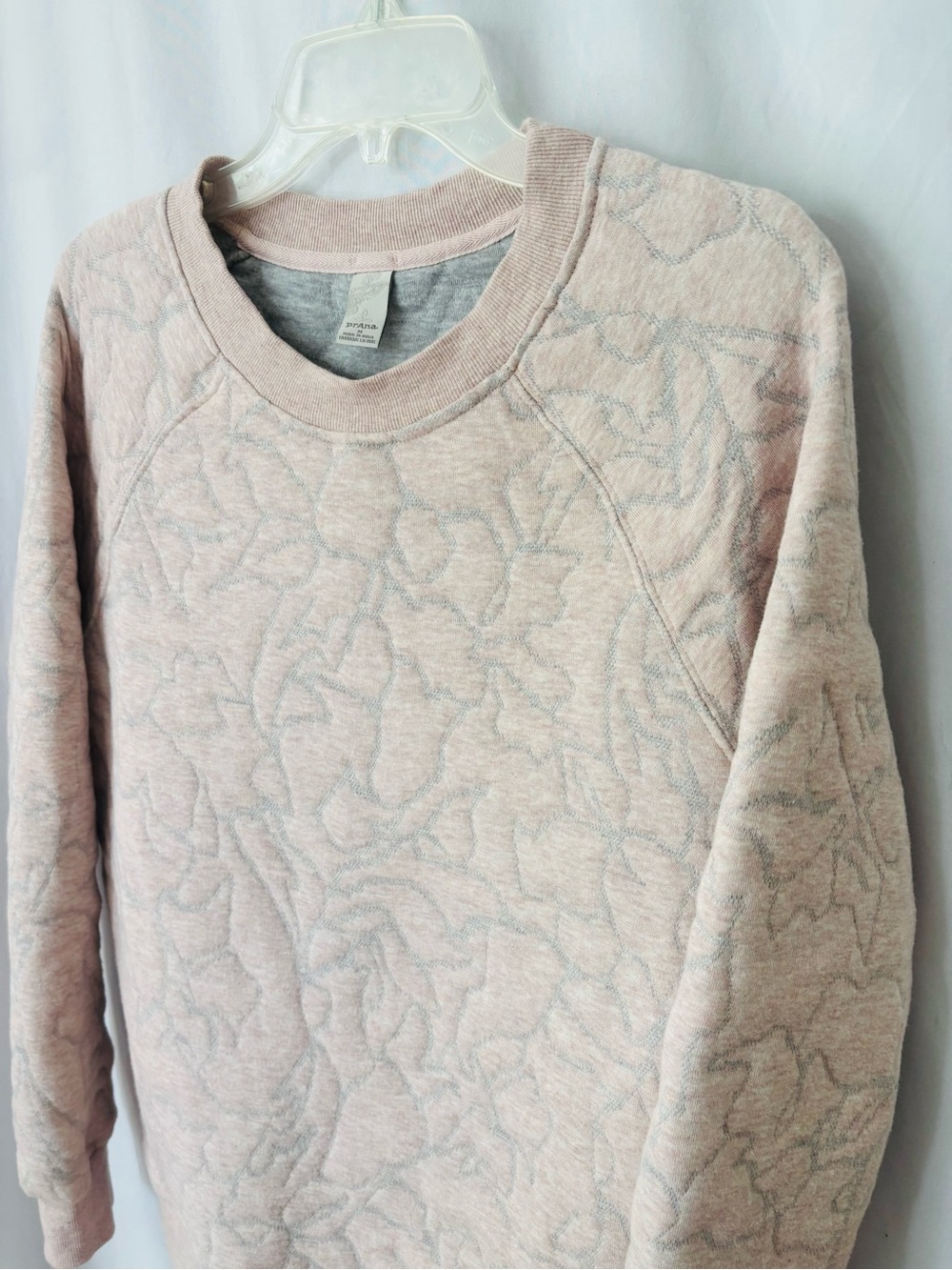 PrAna Quilted Sweatshirt Organic Cotton